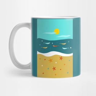 Atomic Age Mid Century Summer Beach II Mug